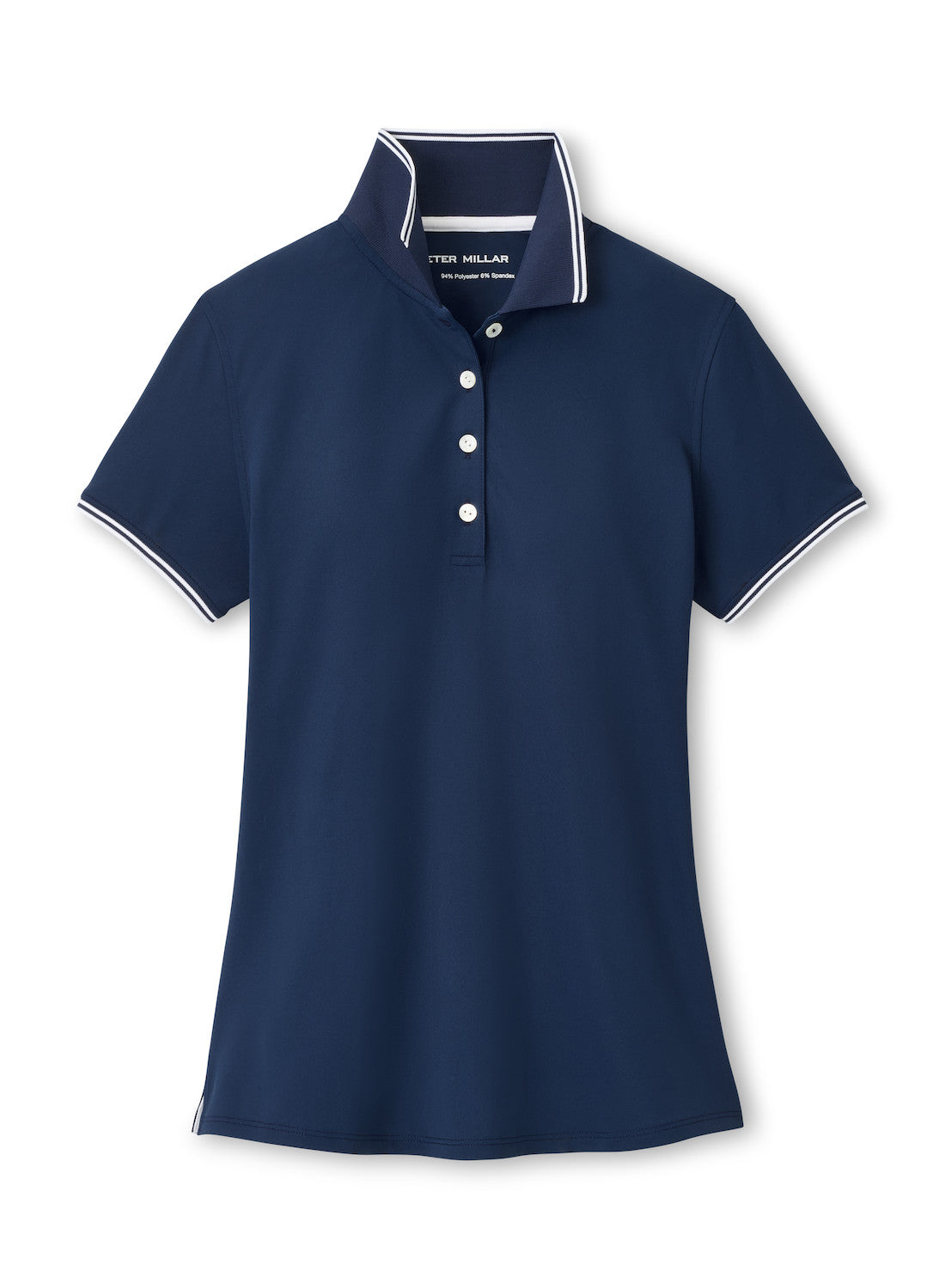 LADIES CANTERBURY TIPPED SPORT MESH POLO