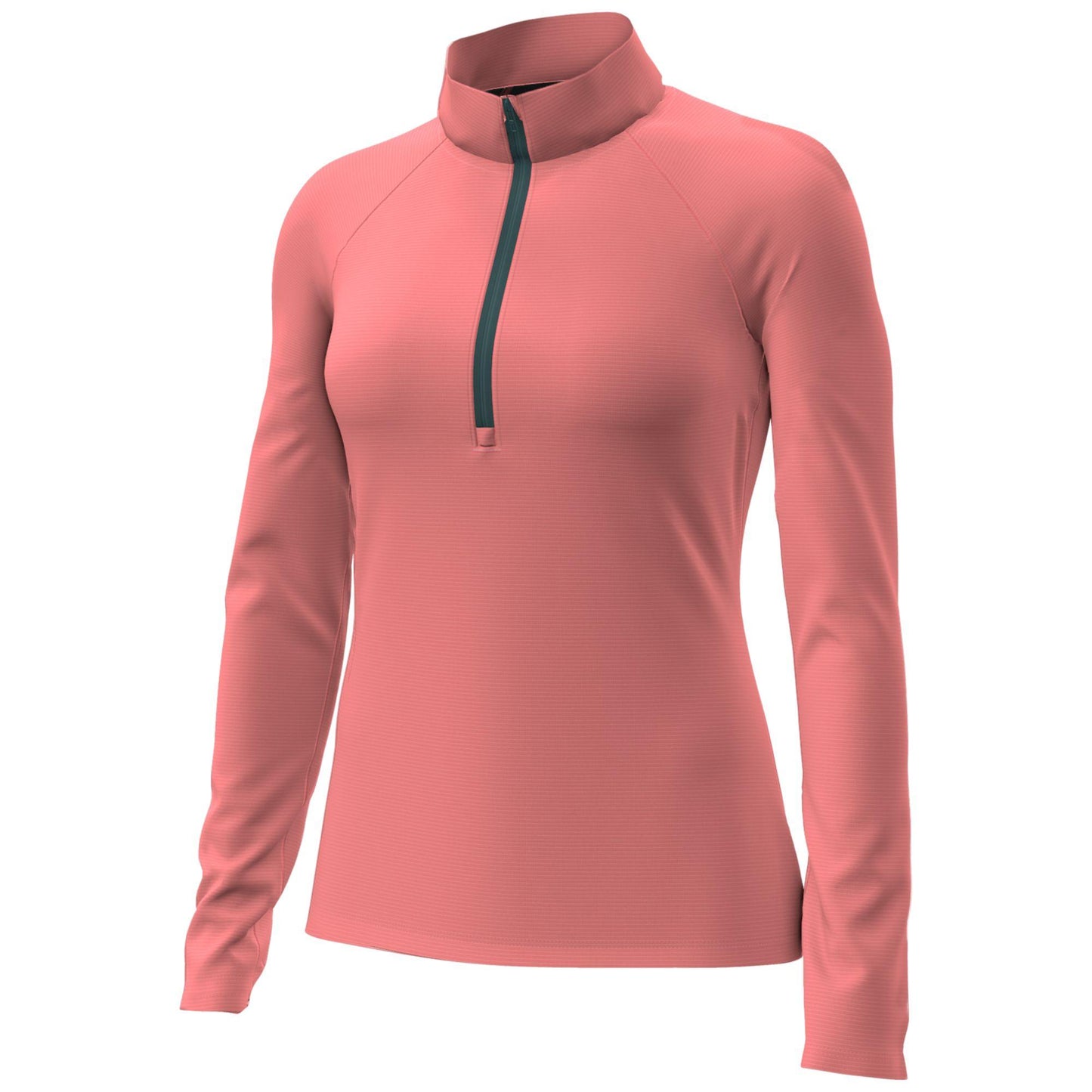 LADIES FUSION OTTOMAN QUARTER ZIP