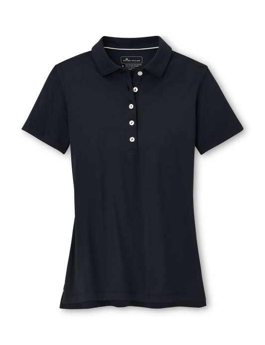 LADIES SHORT-SLEEVE BUTTON POLO