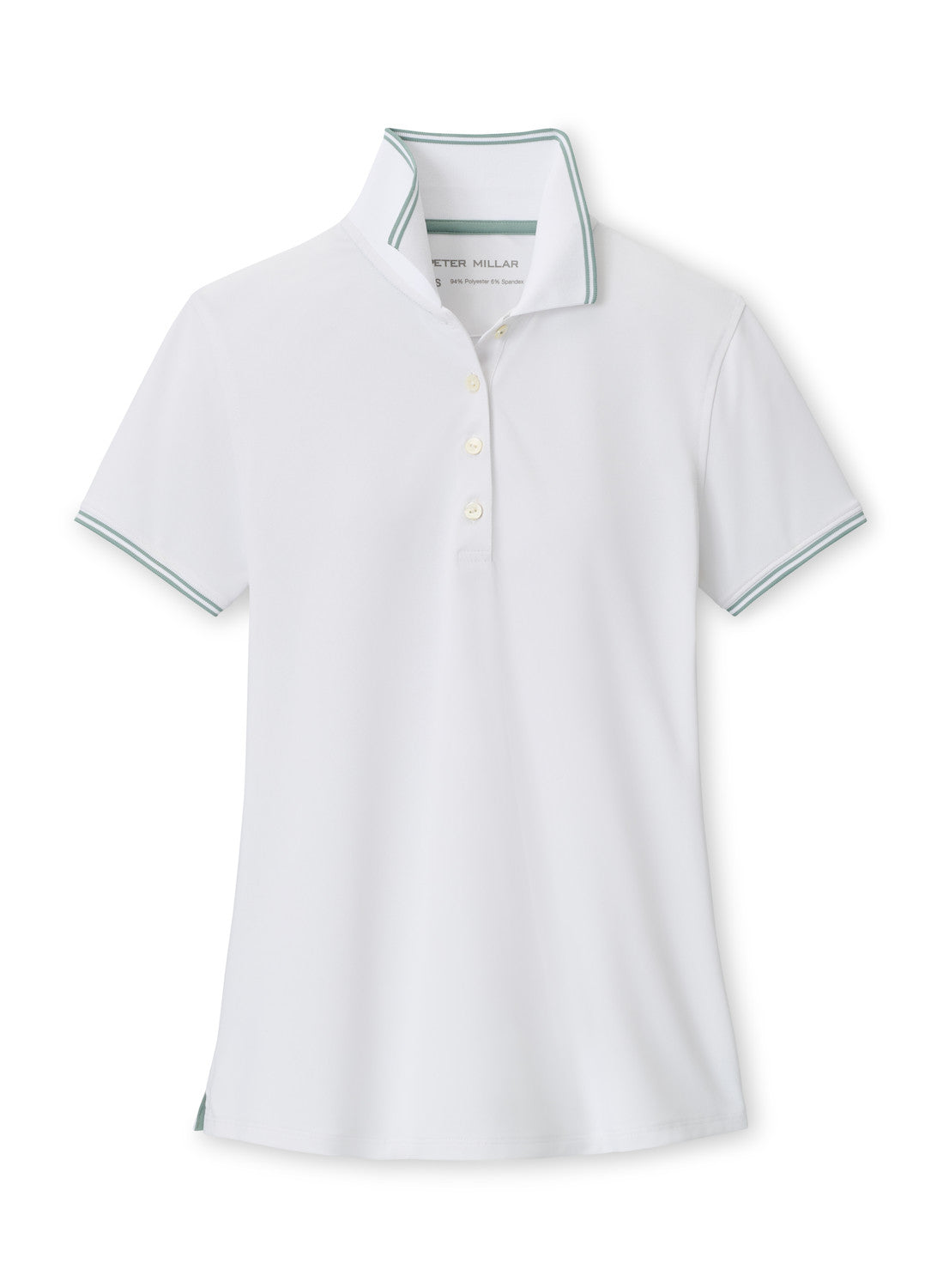 LADIES CANTERBURY TIPPED SPORT MESH POLO
