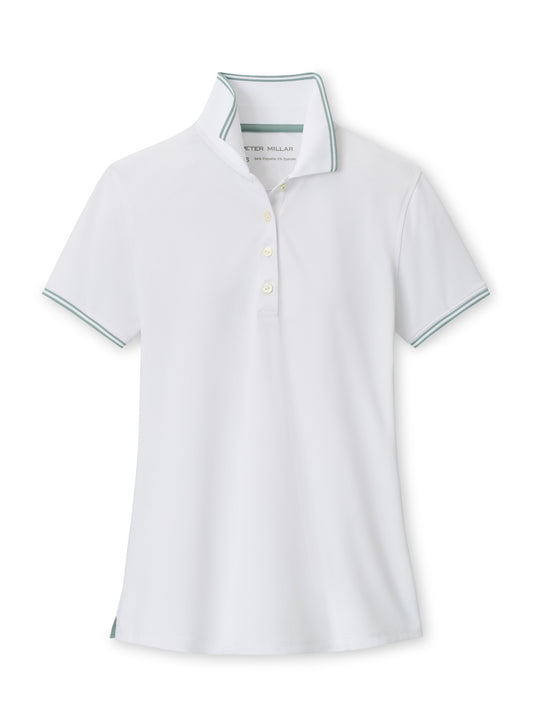 LADIES CANTERBURY TIPPED SPORT MESH POLO