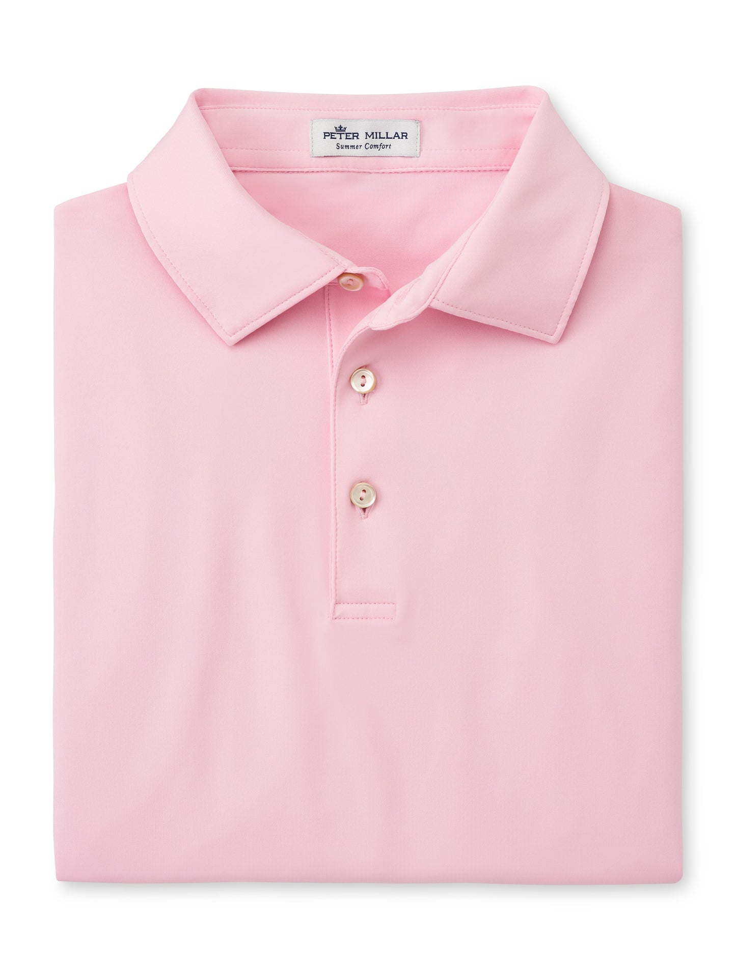 MENS SOLID JERSEY POLO