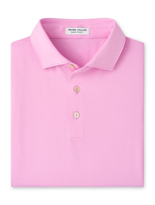 MENS SOLID JERSEY POLO