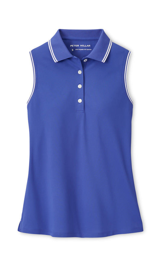 LADIES CANTERBURY TIPPED SPORT MESH POLO