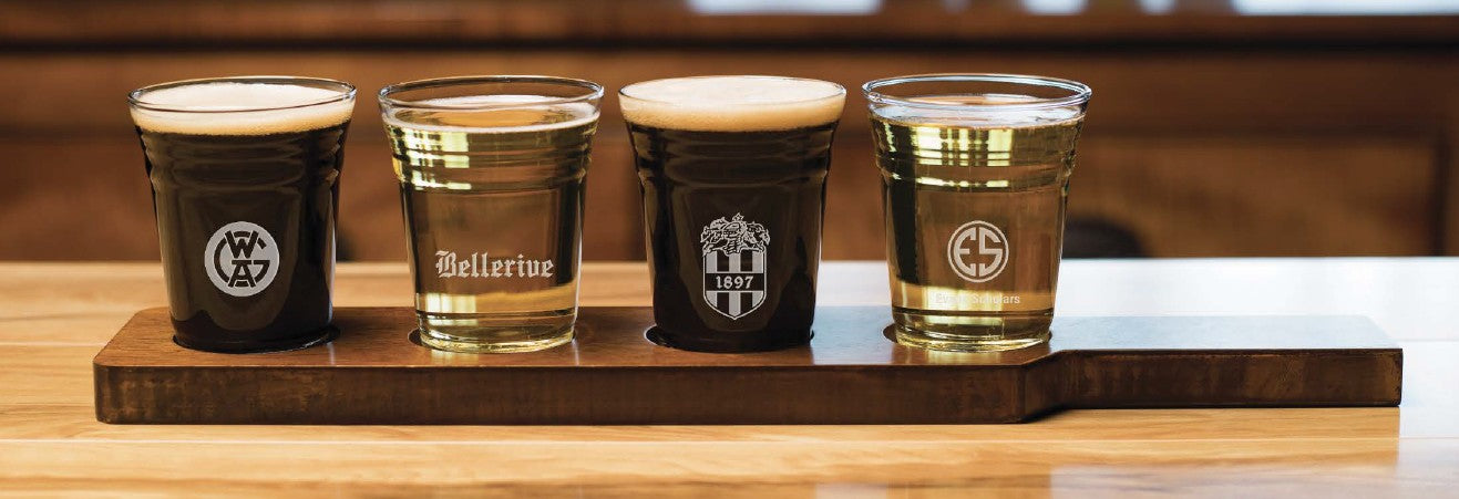 STERLING CUT GLASS BEER TASTER