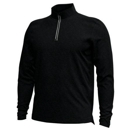 MENS AURA HEATHER QUARTER ZIP