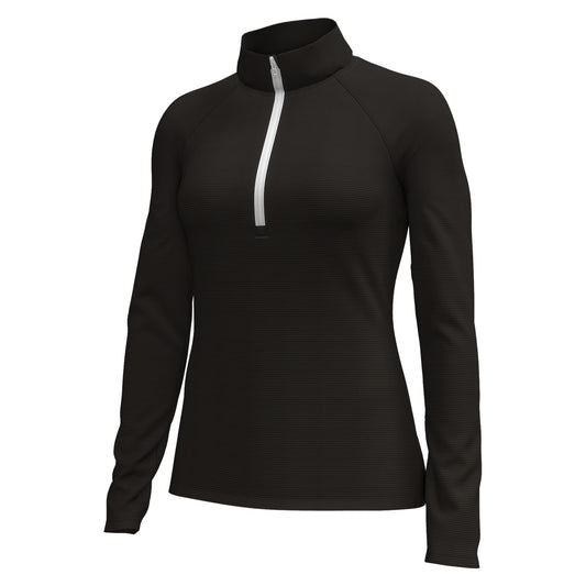 LADIES FUSION OTTOMAN QUARTER ZIP