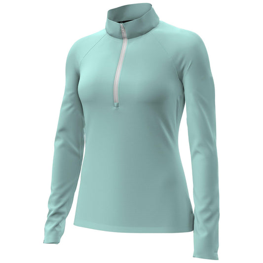 LADIES FUSION OTTOMAN QUARTER ZIP