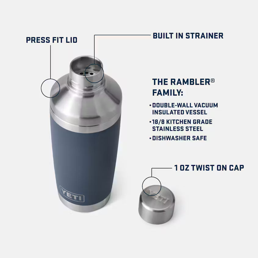 YETI 20 OZ RAMBLER COCKTAIL SHAKER