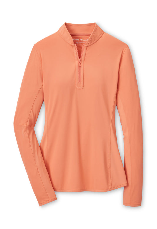 LADIES LIGHTWEIGHT ZIP SUN SHIRT