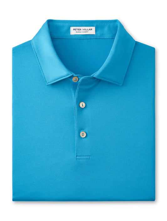 MENS SOLID JERSEY POLO