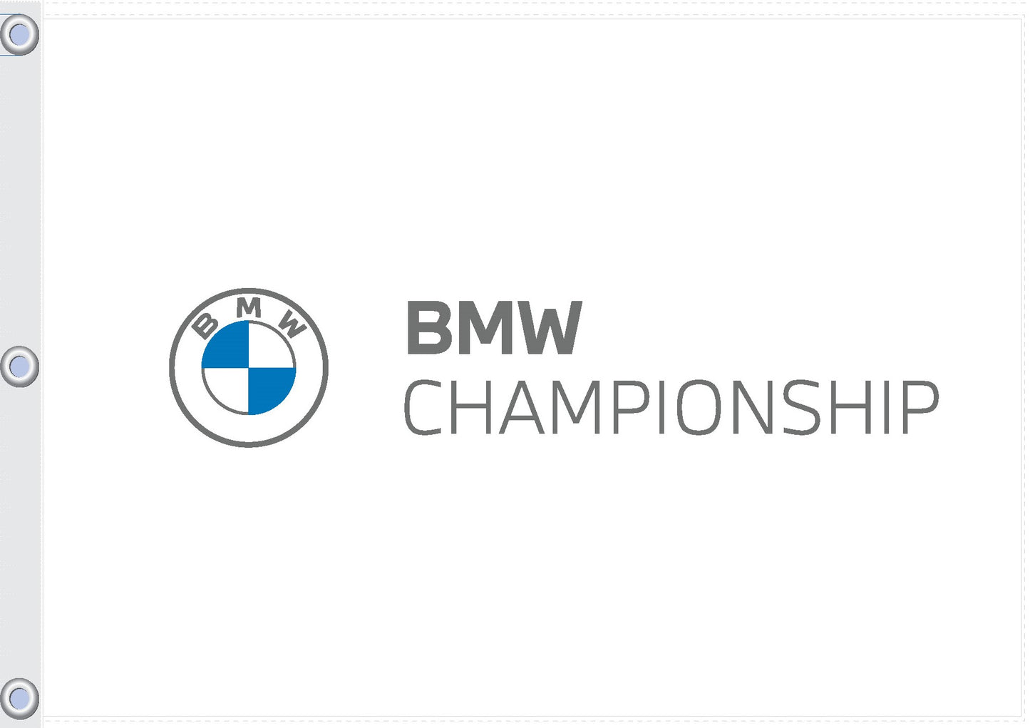 BMW CHAMPIONSHIP PIN FLAG